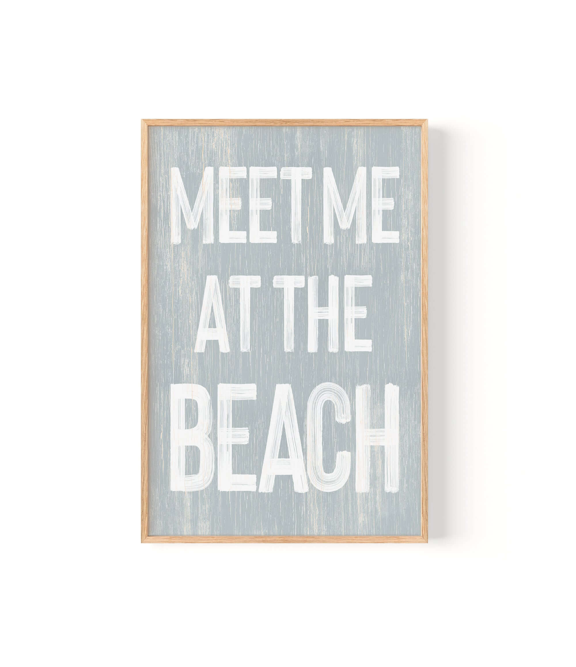 a wooden sign that says meet me at the beach