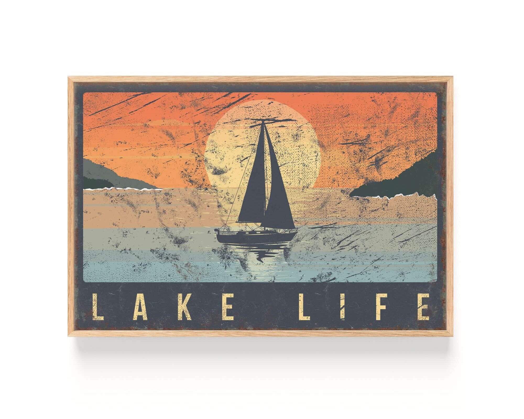 a picture of a sailboat on the water at sunset