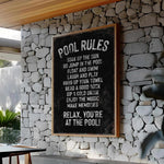 a sign on the wall of a restaurant