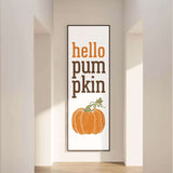 a picture of a pumpkin in a room
