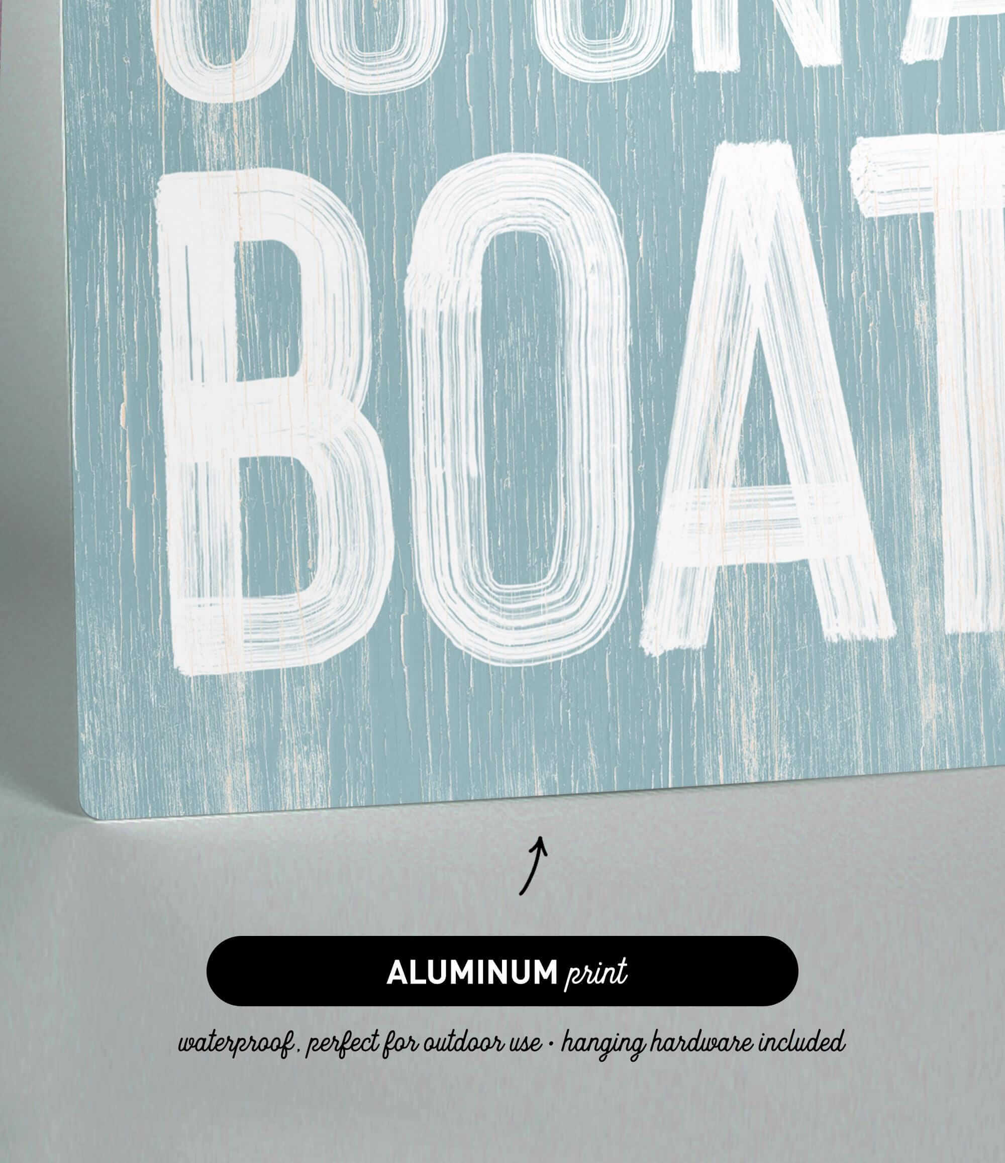 a picture of a sign that says go on a boat