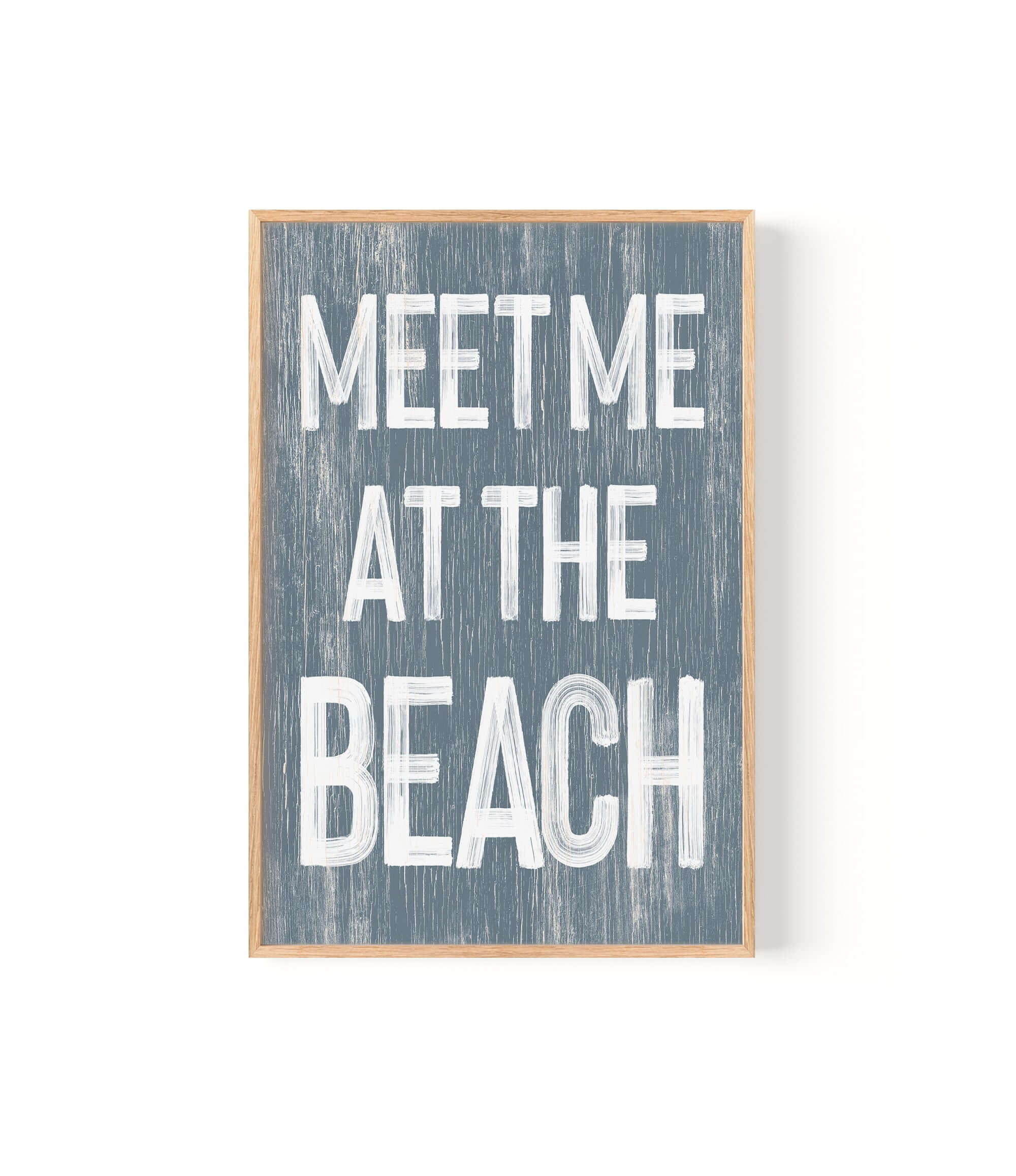 a sign that says meet me at the beach