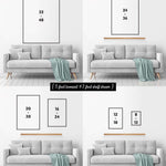 sizing picture for vintage lake decor signs