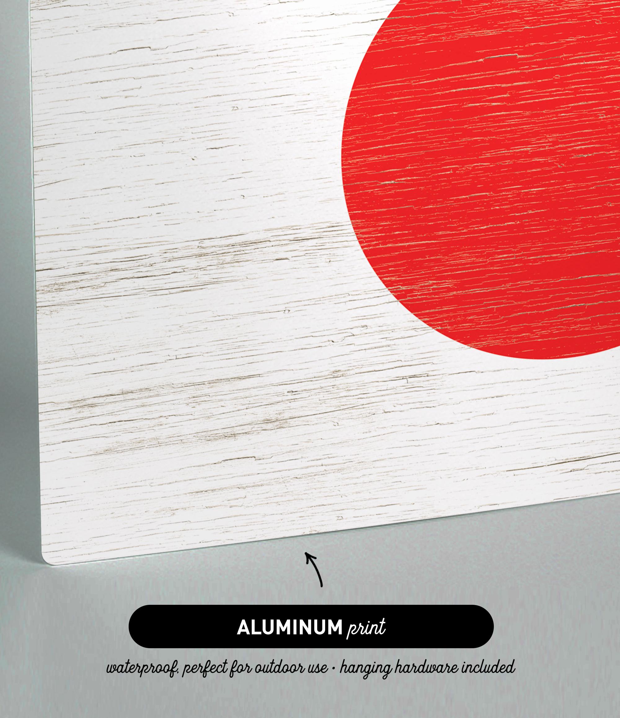 a picture of the flag of the country of japan
