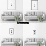 sizing picture for vintage lake decor signs