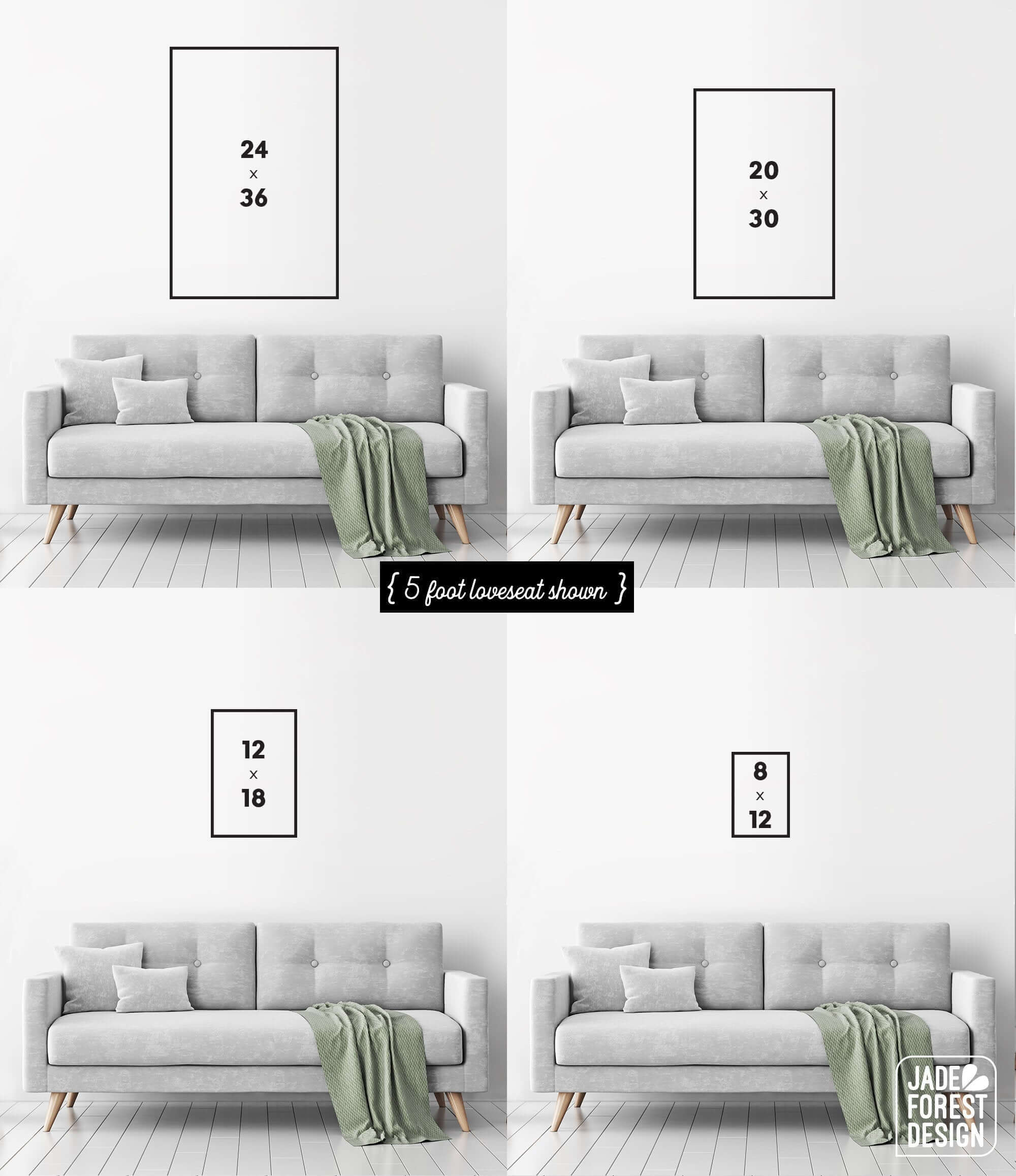sizing picture for vintage lake decor signs