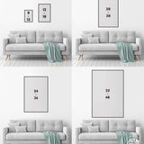 sizing picture for vintage lake decor signs