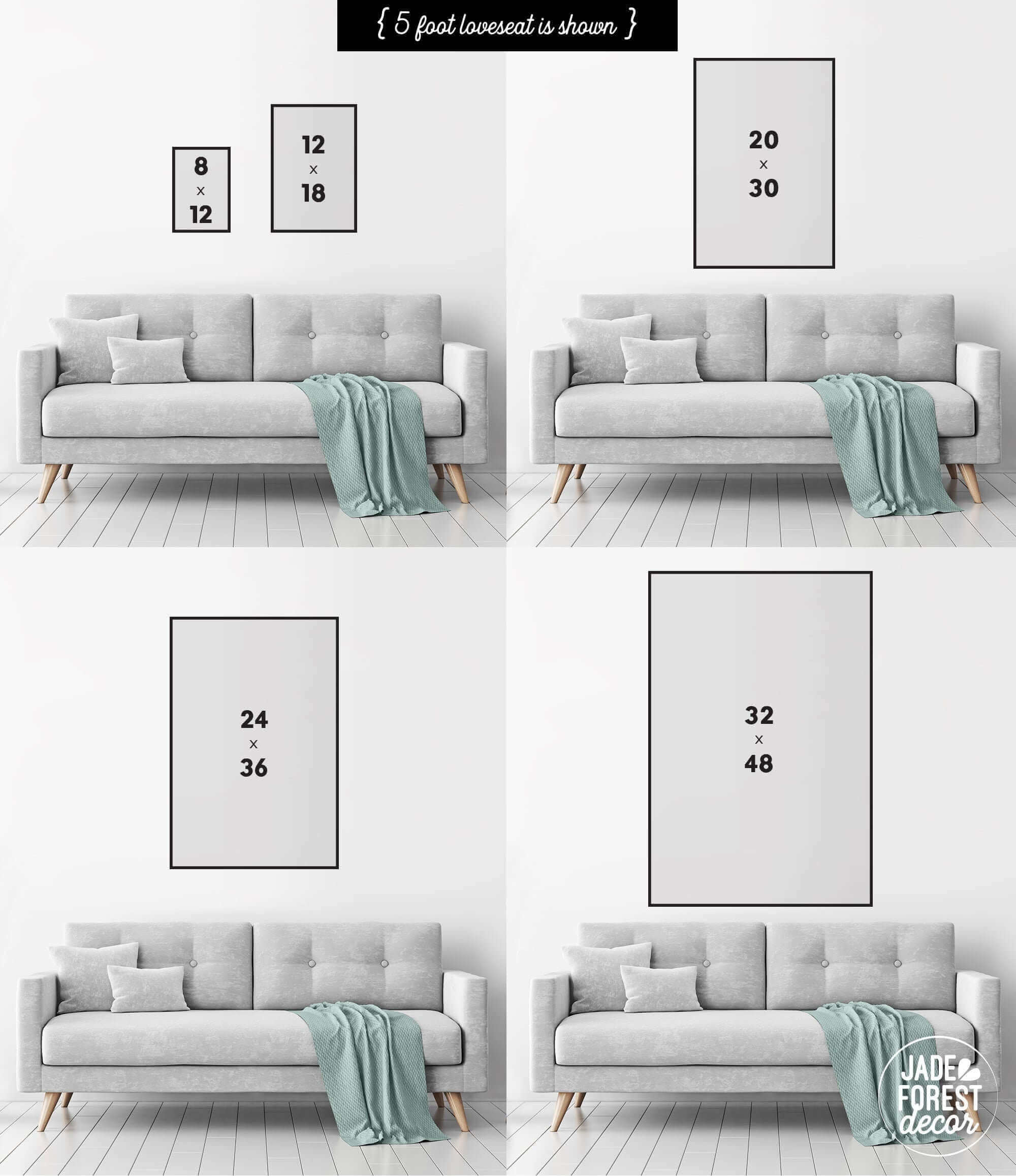 sizing picture for vintage lake decor signs