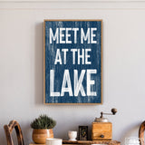 Meet Me at the Lake Sign, Nautical