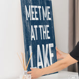 Meet Me at the Lake Sign, Nautical