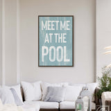 Meet Me at the Pool Sign, Tide