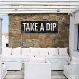 Take a Dip Sign, Black