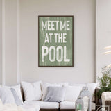 Meet Me at the Pool Sign, Seagrass