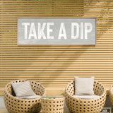 Take a Dip Sign, Stone