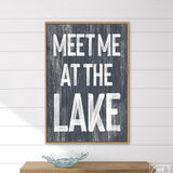 Meet Me at the Lake Sign, Hale Navy