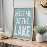 Meet Me at the Lake Sign, Tide