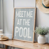 Meet Me at the Pool Sign, Smoke