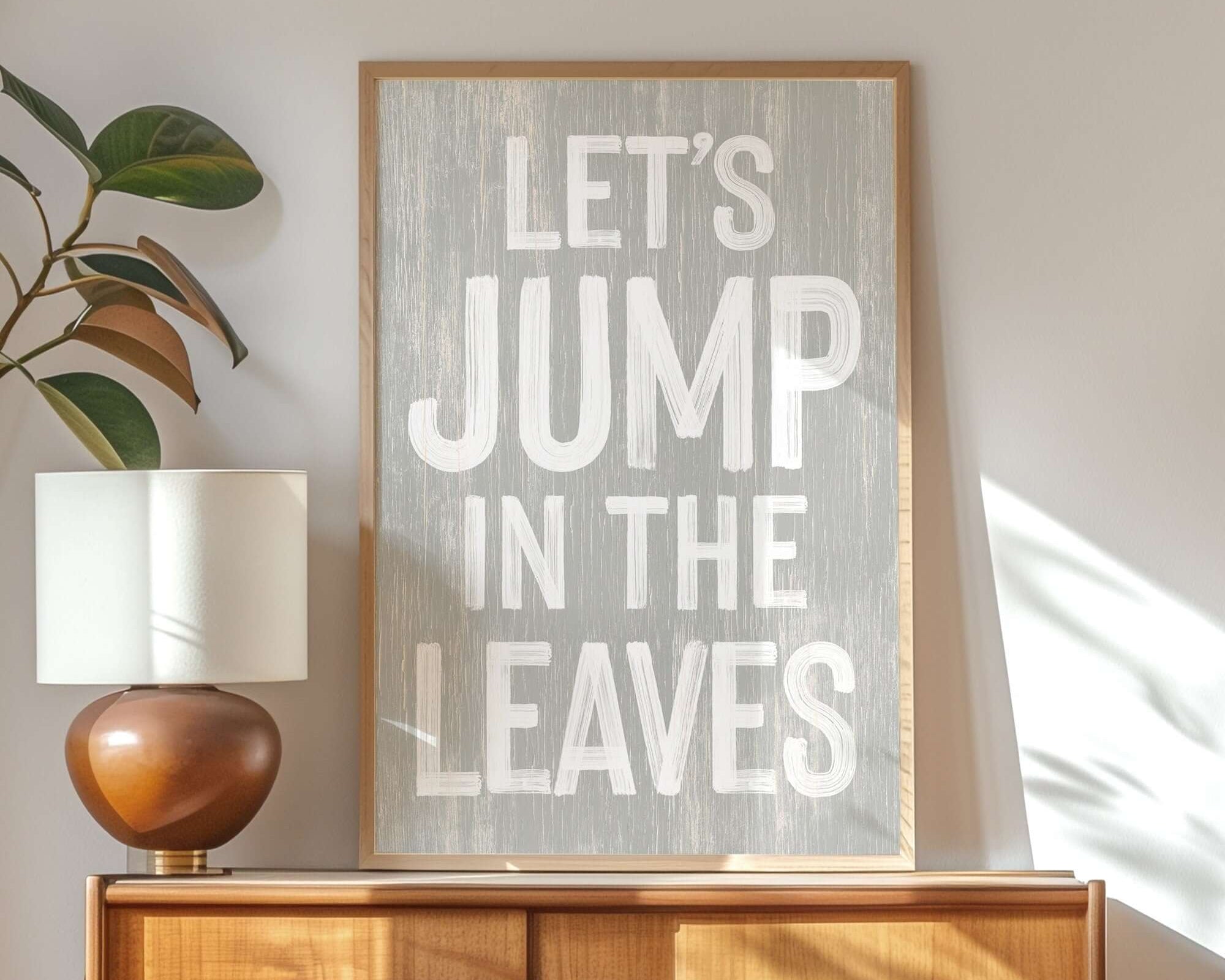 frame choice for vintage lake decor signs