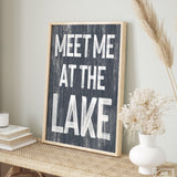 Meet Me at the Lake Sign, Hale Navy