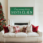 a living room with a couch and a christmas tree