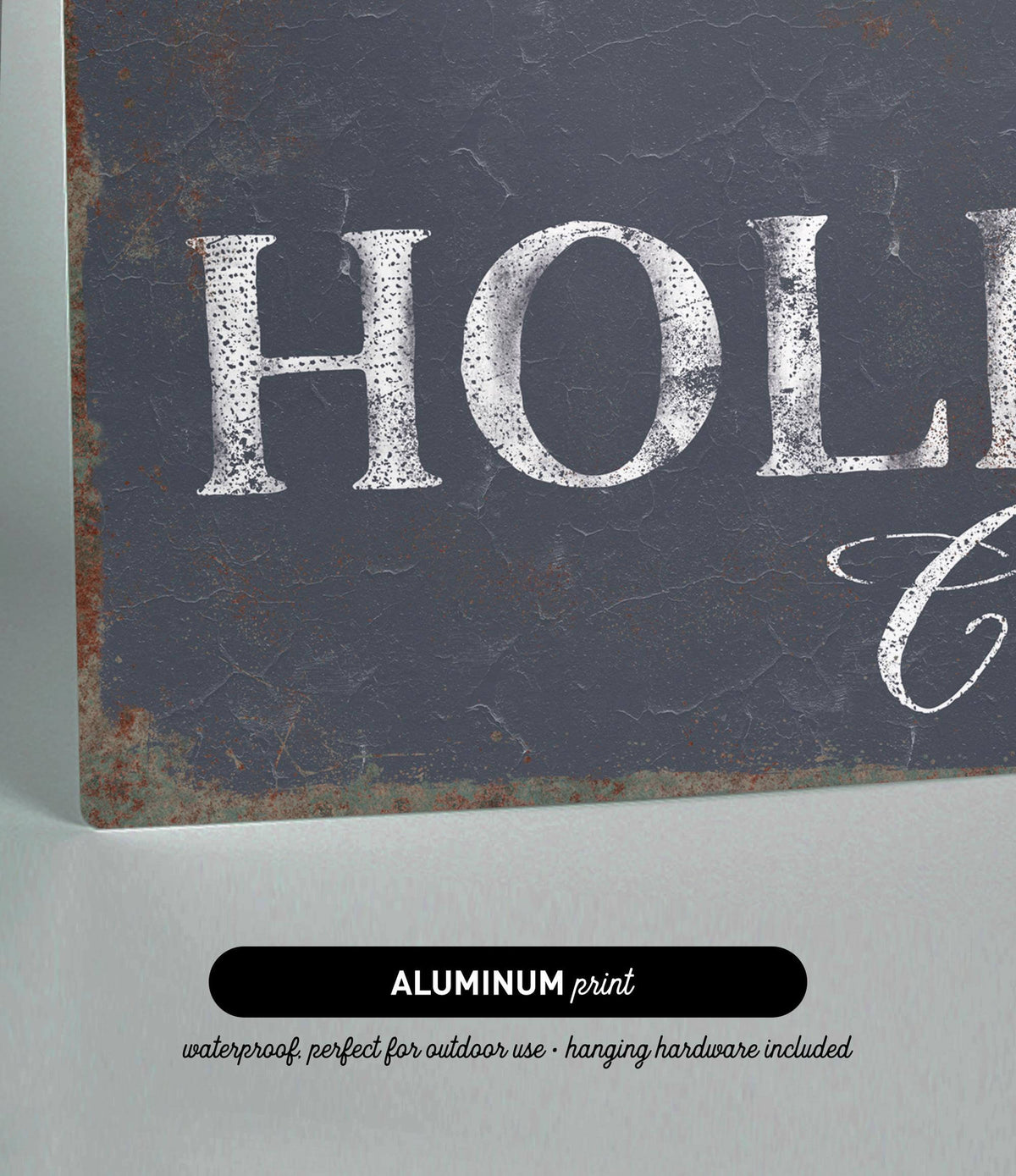 a sign that says holla on it