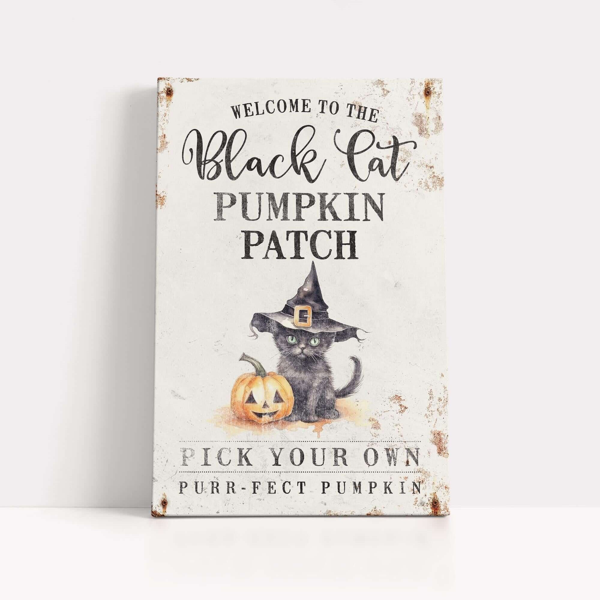 a welcome sign for a pumpkin patch