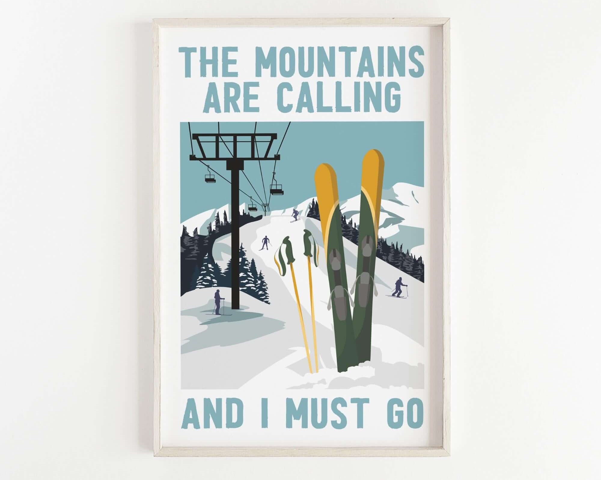a picture of a ski resort with a ski lift in the background